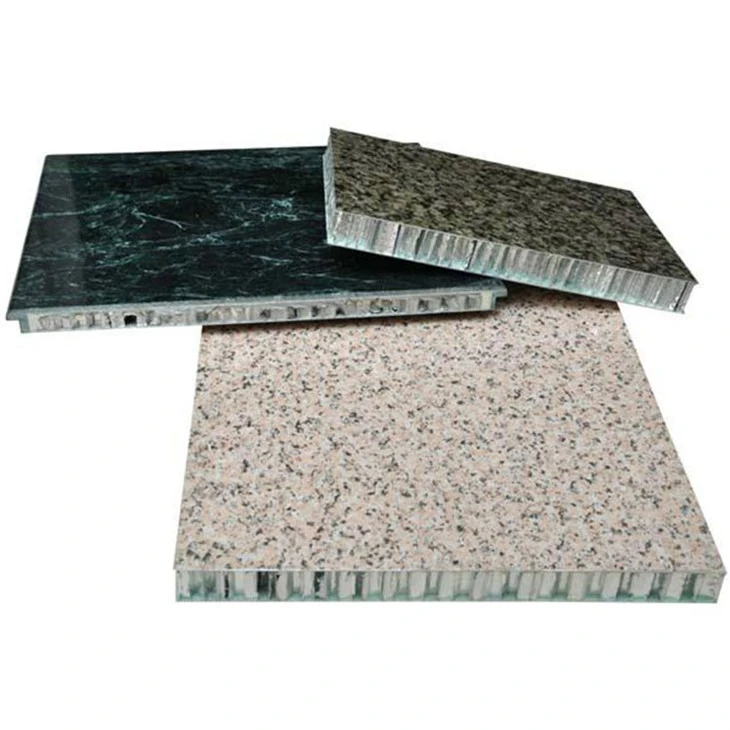 Light travertine honeycomb panel interior wall cladding